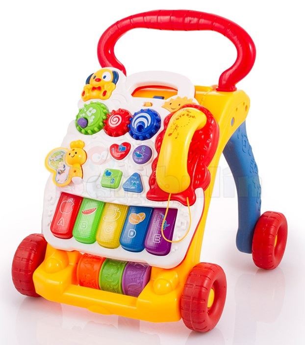 Dětské hudební chodítko 2v1