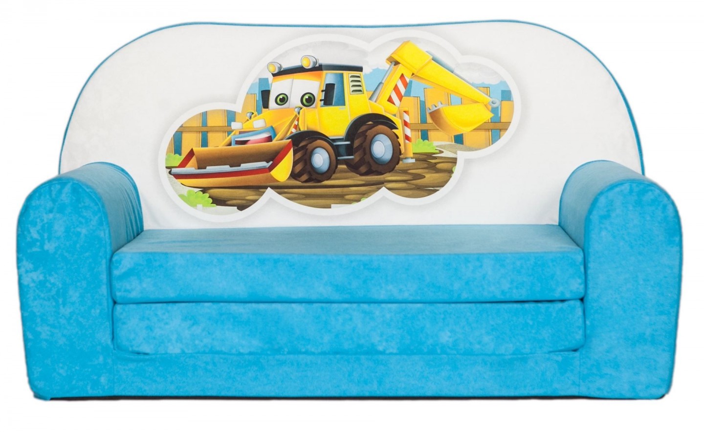 Rozkládací dětská mini pohovka Bagr