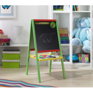 Dětská magnetická tabule 2v1 barevná - výška 88 cm