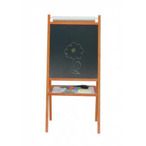 Dětská magnetická tabule 3v1 barevná - výška 94 cm