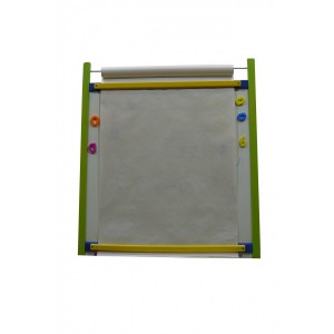 Dětská magnetická tabule 4v1 barevná - výška 116 cm