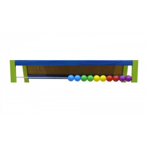 Dětská magnetická tabule 4v1 barevná - výška 116 cm