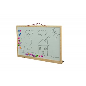 Dětská magnetická tabule na zeď 2v1