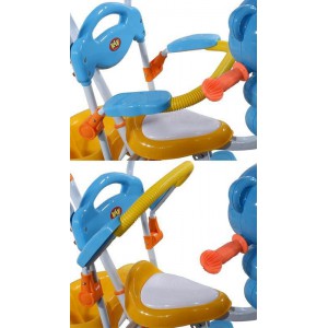 Dětská tříkolka s vodící tyčí Arti - Medvídek