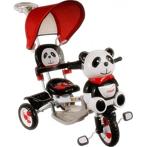 Dětská tříkolka s vodící tyčí Arti - Panda