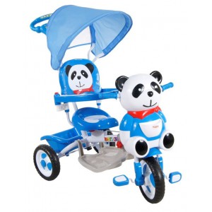 Dětská tříkolka s vodící tyčí Arti - Panda