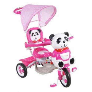 Dětská tříkolka s vodící tyčí Arti - Panda