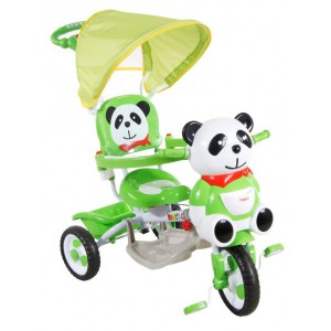 Dětská tříkolka s vodící tyčí Arti - Panda