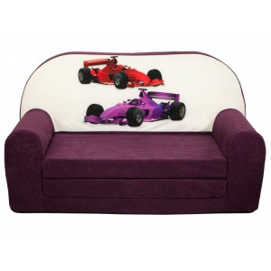 Rozkládací dětská mini pohovka Formule 2