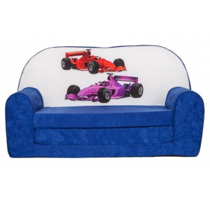 Rozkládací dětská mini pohovka Formule 2