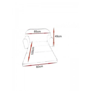 Rozkládací dětská mini pohovka Sovy