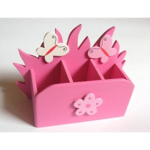 Dřevěný stojan na tužky a pastelky Louka