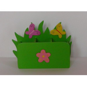 Dřevěný stojan na tužky a pastelky Louka