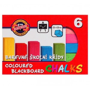 Školní křídy 6ks