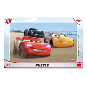 CARS ZÁVODÍ 15 deskové Puzzle