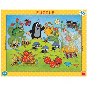 KRTEK V JAHODÁCH 40 deskové Puzzle