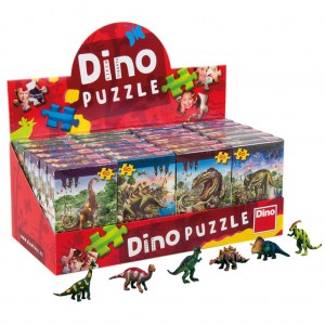 DINOSAUŘI 60 + figurka Puzzle