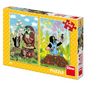 KRTEK NA MÝTINĚ 2x48 Puzzle NOVÉ