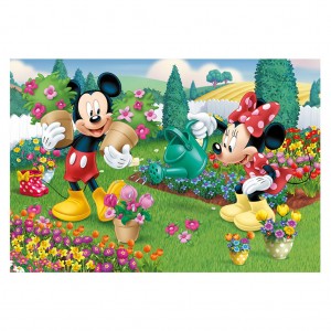 PRACOVITÁ MINNIE 2x77 Puzzle NOVÉ