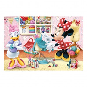 PRACOVITÁ MINNIE 2x77 Puzzle NOVÉ