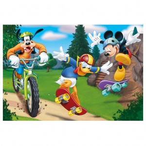 MICKEY SPORTUJE 2x77 Puzzle NOVÉ