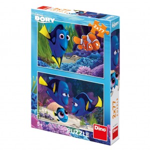 DORY SE NAŠLA 2x77 Puzzle NOVÉ