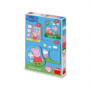 PEPPA PIG ‒ RODINA 3-5 baby Puzzle set