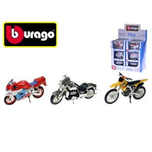 Bburago 1:18  MV AUGUSTA F4S stříbrná